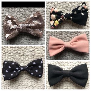 Bow Tie Hair Clips